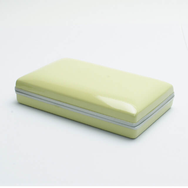 実印・銀行印 Sセット(13.5/12.0) パールスティック Pearl Stick 【イエロー・ファンシーケース】