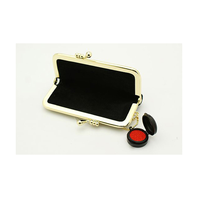 印鑑/はんこ いちふ(ICHIFU)/小袋付きがまぐちケース印鑑セット とんぼ *MTA-01*IB-G01*IB-K90（12.0mm）