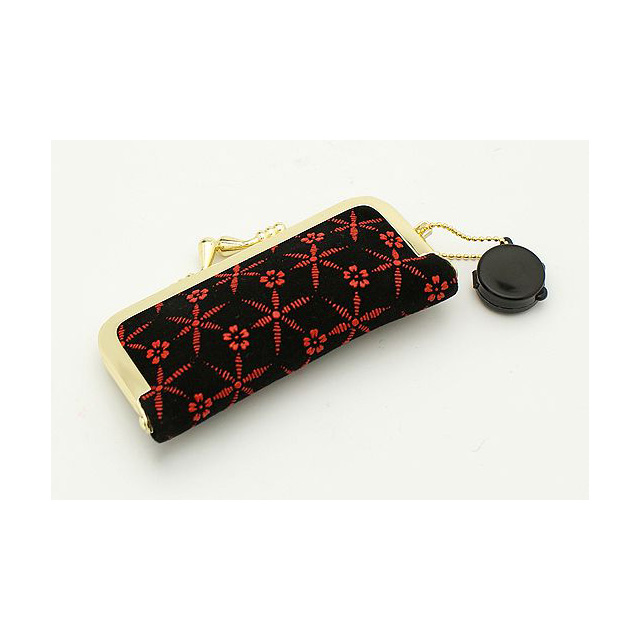 印鑑/はんこ いちふ(ICHIFU)/小袋付きがまぐちケース印鑑セット 赤ざくら *MTA-05*IB-G05*IB-K94（12.0mm）