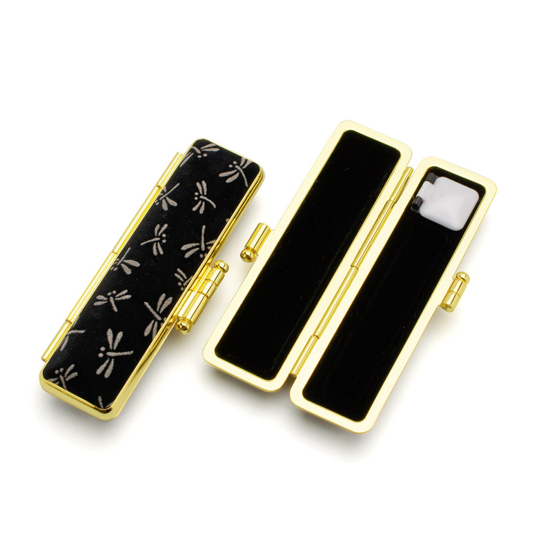 印鑑/はんこ いちふ(ICHIFU)/小袋付き金枠ケース印鑑セット とんぼ *MTA-01*IB-11201*K90(12.0mm)