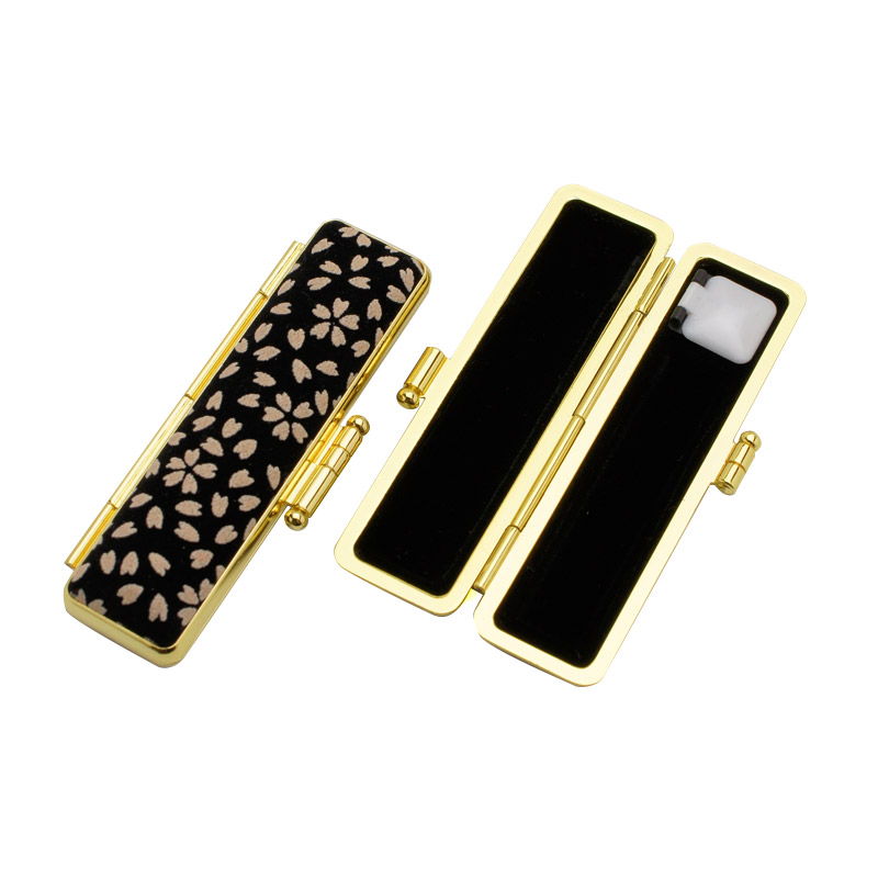 印鑑/はんこ いちふ(ICHIFU)/小袋付き金枠ケース印鑑セット さくら *MTA-03*IB-11203*K92（12.0mm）