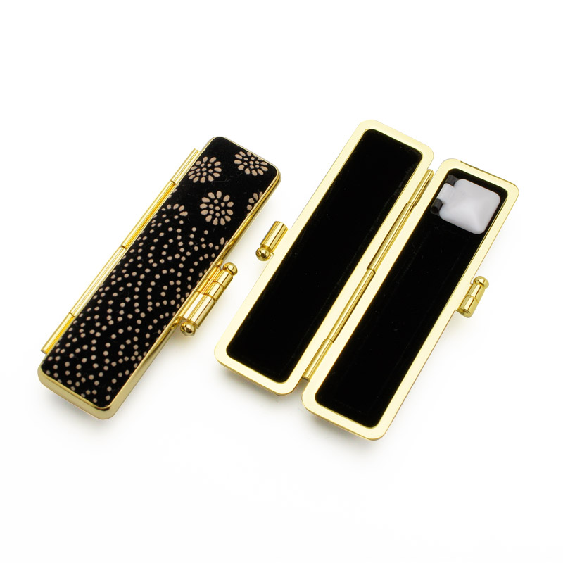 印鑑/はんこ いちふ(ICHIFU)/小袋付き金枠ケース印鑑セット 小紋 *MTA-04*IB-11204*K93(12.0mm)