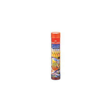 シャチハタ ファーバーカステル水彩色鉛筆 丸缶 12色セット 【既製品 4営業日後出荷】
